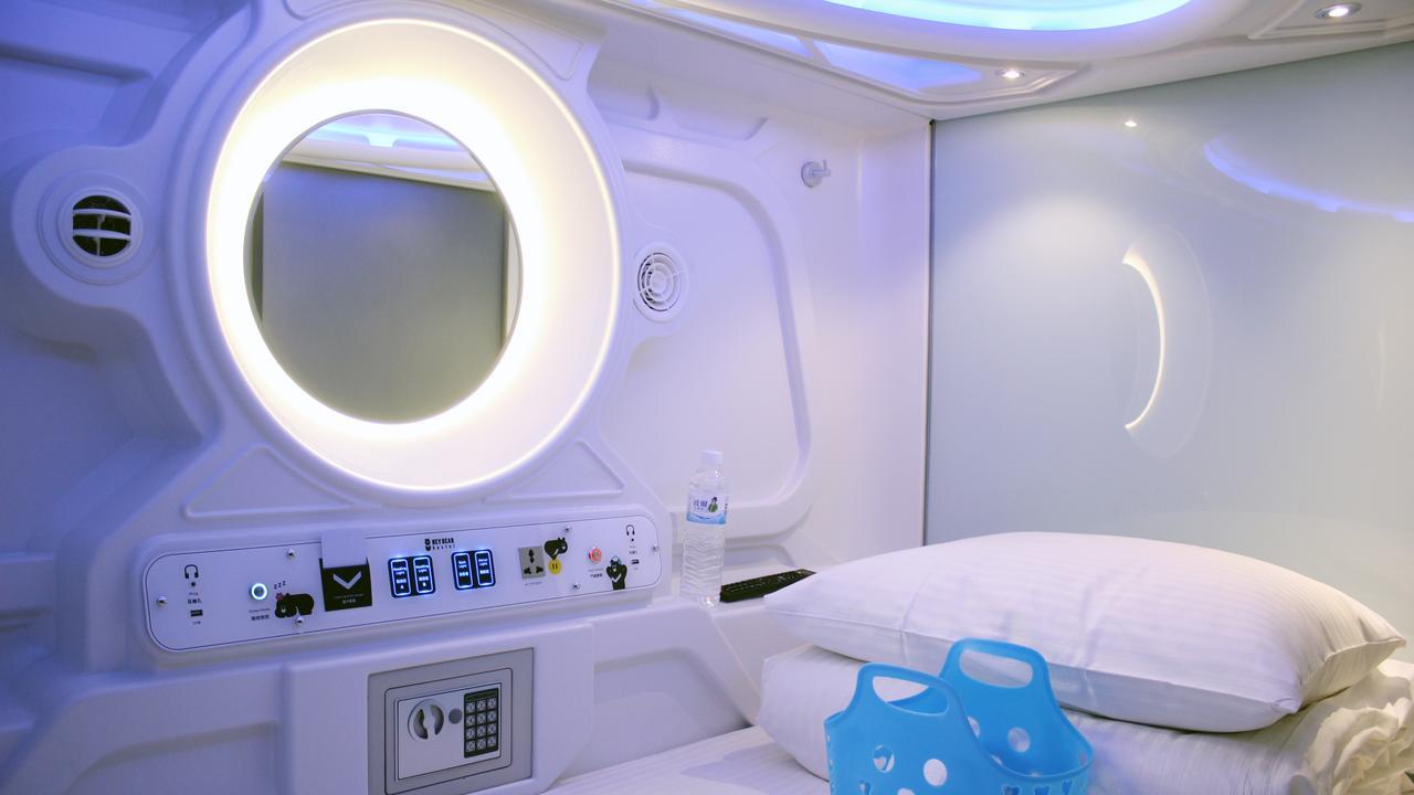 Hey Bear Capsule Hotel Taipei Dış mekan fotoğraf