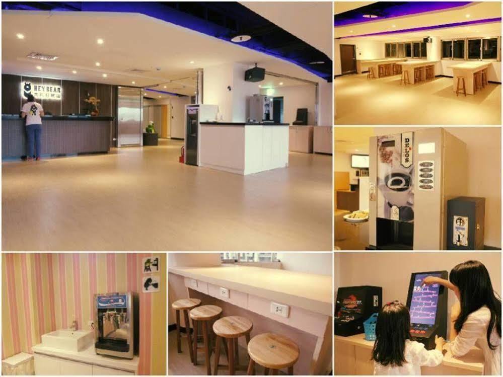 Hey Bear Capsule Hotel Taipei Dış mekan fotoğraf